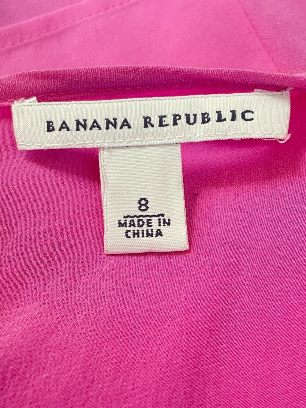 Banana Republic 100% Silk Pintuck Shell Blouse Pink Sleeveless Top 8 - Picture 4 of 13
